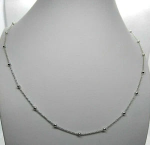 COLLANA ARGENTO MODELLO ROSARIO RODIATA GRANI LISCI MM 2 CM 40 a 90 EXPLOIT - Foto 1 di 4
