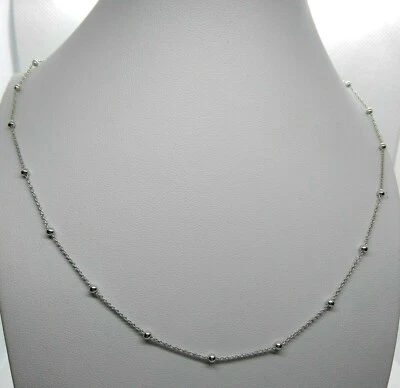 COLLANA ARGENTO MODELLO ROSARIO RODIATA GRANI LISCI MM 2 CM  40 a 90 EXPLOIT - Immagine 1 di 4