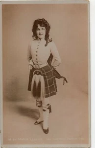 B5-70244 Orig 1907 RPPC British Theatre Actress Madge Lessing as Captain Power - Picture 1 of 2