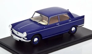 1:24 Fabbri Editori Peugeot 404 1960 blue