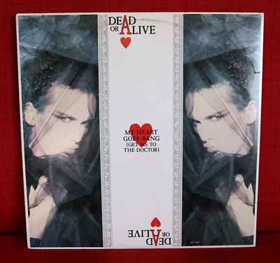 Dead Or Alive My Heart Goes Bang Record Vinyl 12" Single Electronica Aus Press - Image 1 of 4