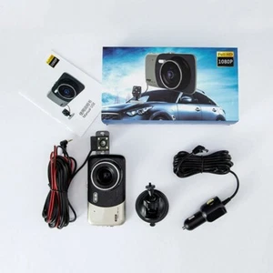 Dual Lens Camera 1080P Car DVR Vehicle Video Dash Cam Recorder 4" HD Screen Gold - Picture 1 of 5