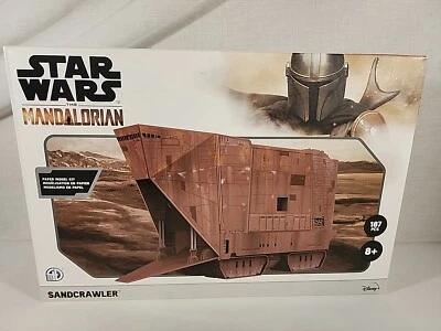Disney Star Wars Kit Modelo Papel 4D Puzzle 187 piezas Jawa Sandcrawler Mandalorian Foto 1 de 4