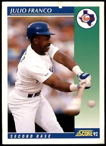 Julio Franco #108 1992 Score - Picture 1 of 2