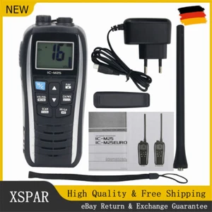IC-M25 5W 5KM VHF Marine Walkie Talkie VHF Transceiver IPX7 z ładowarką antenową DE - Zdjęcie 1 z 10