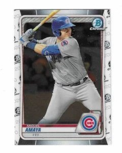 2020 Bowman Chrome Prospects Miguel Amaya Card #BCP-136 - Picture 1 of 2