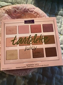Tarte Tartelette Juicy Amazonian Clay Eyeshadow Palette 12 Shades Nudes Browns - Picture 1 of 3