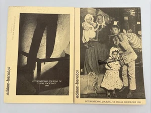 Vintage 1985 Rare International Journal Of Visual Sociology 1 + 2 Edition Herodot V7 - Bild 1 von 12