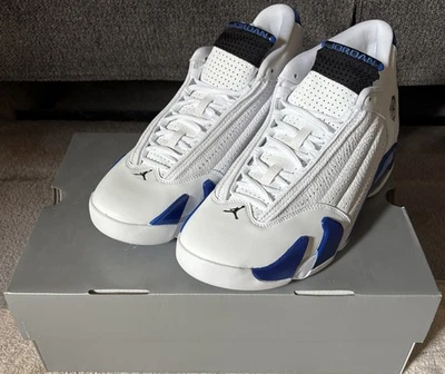 NIKE AIR JORDAN 14 RETRÔ HYPER ROYAL 487471-104 2020 MASCULINO TAMANHO 10 NOVO COM CAIXA - Imagem 1 de 4