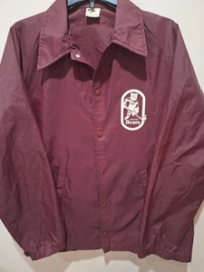 Talla Med Vintage 80’s Hershey Bears Cortavientos Chaqueta a Presión Hombre’s Granate EE. UU.!! AHL - Imagen 1 de 7
