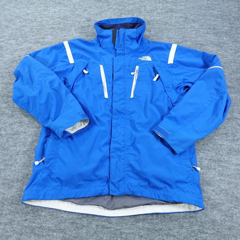 North Face куртка мужская маленький синий лыж сноуборда зимняя подкладка нейлона пальто - Изображение 1 из 4