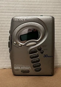 Sony Walkman WM FX271 AM FM Silver Cassette Player Mega Bass PARTS ONLY - Picture 1 of 4