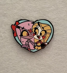 Hazbin Hotel Chibi Lovie Valentine’s Charlie and Vaggie Enamel Pin Vivziepop - Bild 1 von 23
