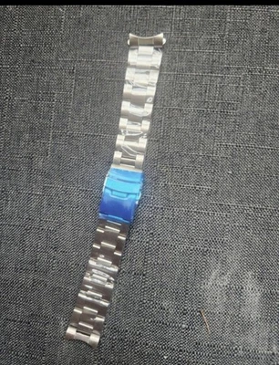 Reloj pulsera de acero inoxidable 22 mm Seiko Oyster correa deportiva 22 mm extremo curvo Foto 1 de 4