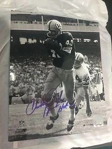 Foto 8x10 de Washington Redskins firmada por Charley Taylor de 1984 con licencia - Imagen 1 de 1