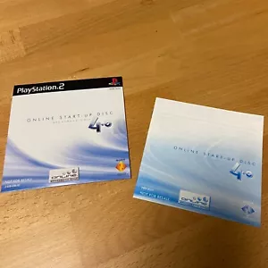 Playstation 2 PS2 Online Start Up Disc 4.0 with Manual - NEW - Picture 1 of 2