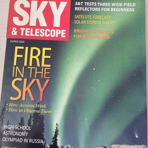 Sky & Telescope Magazine Fire In The Sky Auroras March 2000 071717nonrh - Picture 1 of 1