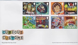 2019 - Curious Customs FDC - Maypole, Monmouth (Non Pictorial) - Post Free - Picture 1 of 2