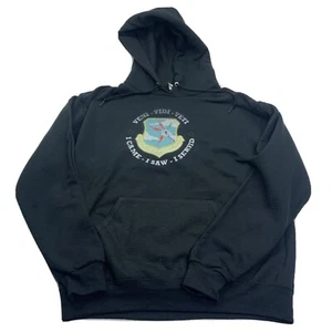 Felpa con cappuccio Veni Vidi Veti Strategic Air Command I Came I Saw I Served nera media - Foto 1 di 9