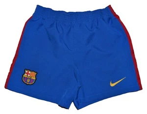 BARCELONA 2016/2017 HOME FOOTBALL SHORTS JERSEY NIKE 5-6 YEARS - Picture 1 of 7