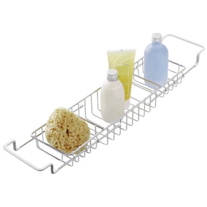 Wenko, puente telescópico de bañera - extensible, acero inoxidable brillante - Imagen 1 de 5