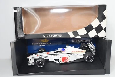A63 1:18 100 010010 MINICHAMPS F1 FORMULA BAR 03 HONDA J. VILLENEUVE 2001 MIB - Photo 1/4