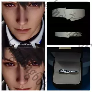 Anillo de Círculo Caleb Amor y Espacio Profundo Anillo de Dedo Juegos con disfraces Pareja Anillos Regalo - Imagen 1 de 10