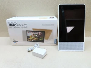 Lenovo Smart Display WiFi Bamboo SD-X701B 2GB Hey Google Assistant Orig. Box -! - Picture 1 of 12