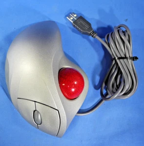 Logitech T-BB18 Trackman Trackball USB Optical Scroll Wheel Tested & Works Great - Picture 1 of 8