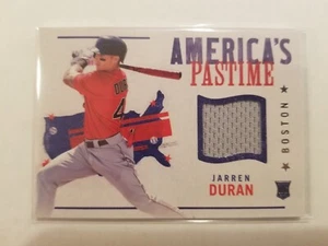 2022 Chronicles America's Pastime Jarren Duran #APS-JD Jersey Relic Red Sox - Picture 1 of 2