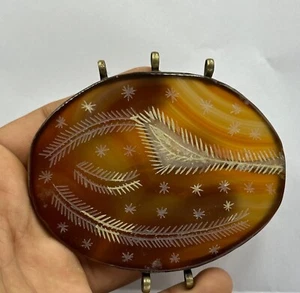 Antique Ancient near eastern old agate pendant rare unique - Picture 1 of 6