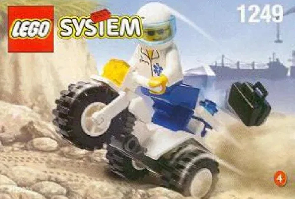 LEGO Town City 1249 Tri-Moto incompleta Foto 1 de 1