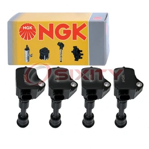 4 pc NGK Ignition Coils for 2015-2016 Volvo S80 2.0L L4 Spark Plug Wire Boot ud - Picture 1 of 5