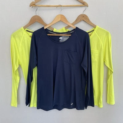 DICKIES 女式 XL 码 3 件装冷却温度 iQ 长袖 T 恤新品 — 第 1/4 张图片