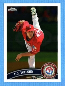 2011 Topps Chrome #136 C.J. Wilson Texas Rangers - Picture 1 of 1