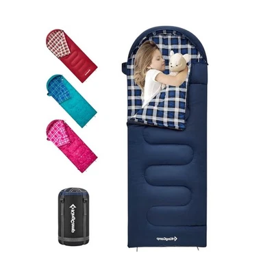 Saco de dormir infantil KingCamp novo com etiquetas 45°F - Imagem 1 de 4