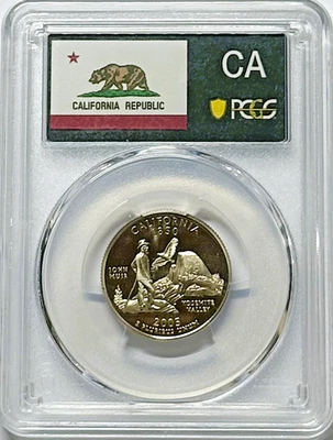 2005 S Clad California Republic Proof Quarter - PCGS PR 70 DCAM - Image 1 of 2