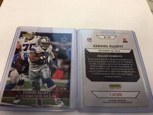 2016 Panini Instant NFL #430 Ezekiel Elliott Cowboys RC SP ROOKIE CARD 1 of 250 - Bild 1 von 1