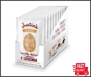 Justin's Classic Glutenfrei Erdnussbutter Aufstrich Squeeze Packs 1,15 Unze - Bild 1 von 2