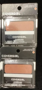 2 Pack CoverGirl Cheekers Bronzer 130 Iced Cappuccino 3g .12oz NEW SEALED - Picture 1 of 2