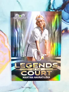Martina Navratilova Legends of The Court Silver 2024 Topps Graphite Tennis - Bild 1 von 1