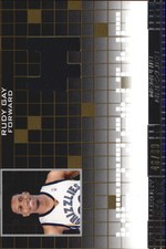 2007-08 Topps Luxury Box Mezzanine Relics Gold Basketball Card #RG Rudy Gay/99