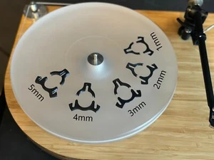 Rega 3-Point Tonearm VTA Adjustment Spacer Set - Easy On-The-Fly Adjustment! - Zdjęcie 1 z 4