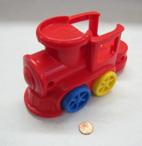 Fisher Price PIEZA DE MOTOR DE TREN ROJO Stack & Build Choo Train 1997 - Imagen 1 de 4