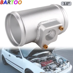 3"/76mm Mass Air Flow Sensor Adapter Intake Pipe Tube For Subaru/Mazda - Picture 1 of 11