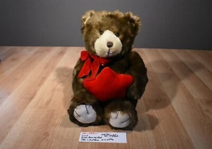 Oso de peluche marrón Gund con estrella roja y lazo de peluche (310-2831-1) - Imagen 1 de 5