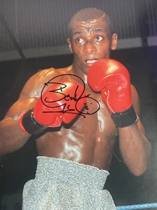 Herol Bomber Graham - British Former Professional Boxer Signed Large Photo - Picture 1 of 2