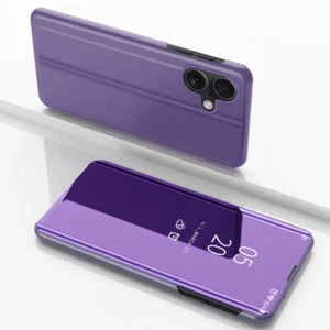 For iPhone 16 15 14 Pro Max Plus 13 12 11 View Mirror Stand Flip Hard Case Cover - Picture 1 of 18