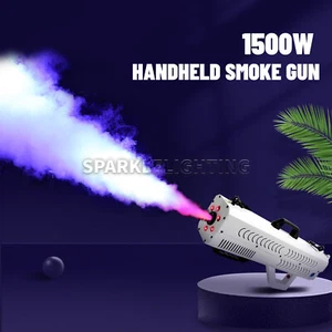 1500W Handheld CO2 Cannon Gun Smoke Fogger Effect Machine 5-8M Bar Disco Party - Picture 1 of 11