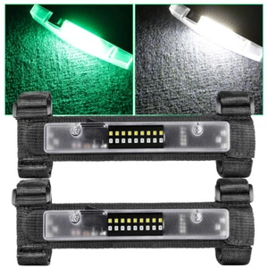 For Polaris Ranger RZR XP 1000 UTV Universal Roll Bar Mount LED Dome Light x 2 - Picture 1 of 10